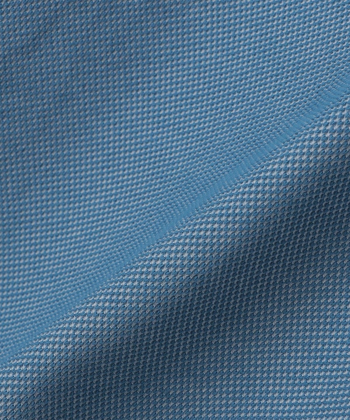 【WEB限定】SHIPS: ワンポイント ロゴ バーズアイ クルーネック ロングスリーブ Tシャツ