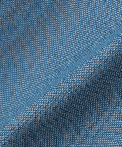 【WEB限定】SHIPS: ワンポイント ロゴ バーズアイ クルーネック ロングスリーブ Tシャツ