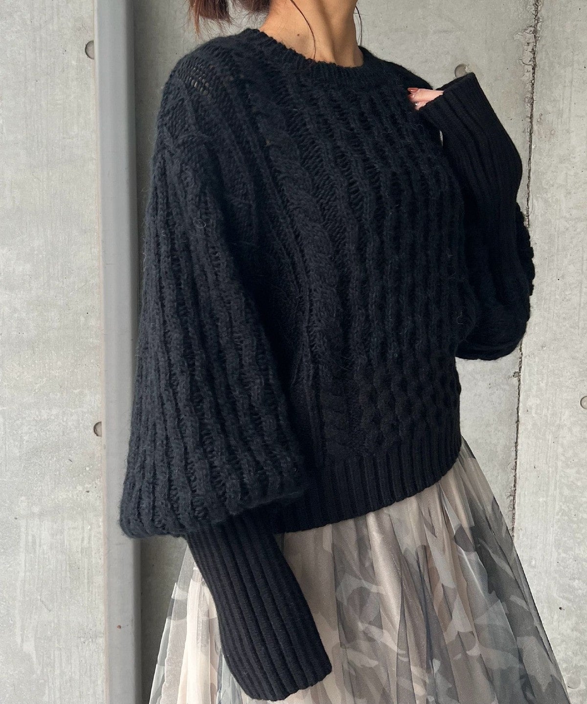 TERRAOЯY For SHIPS:配色ニット