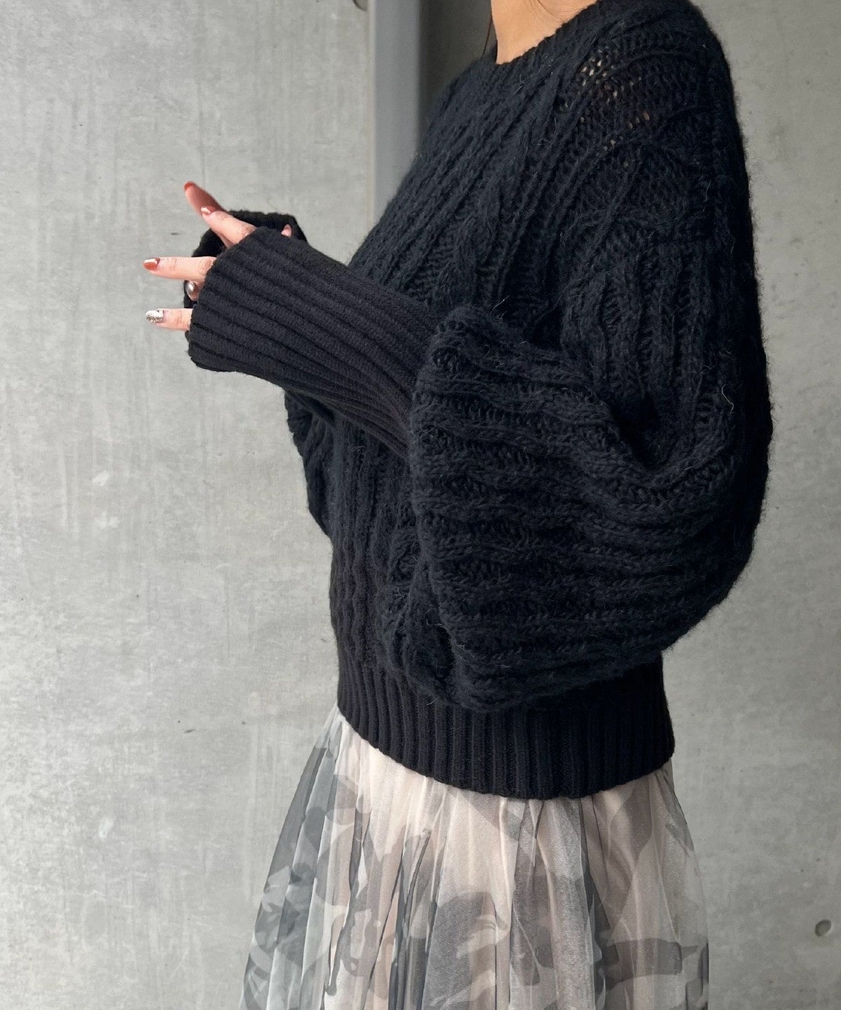 TERRAOЯY For SHIPS:配色ニット