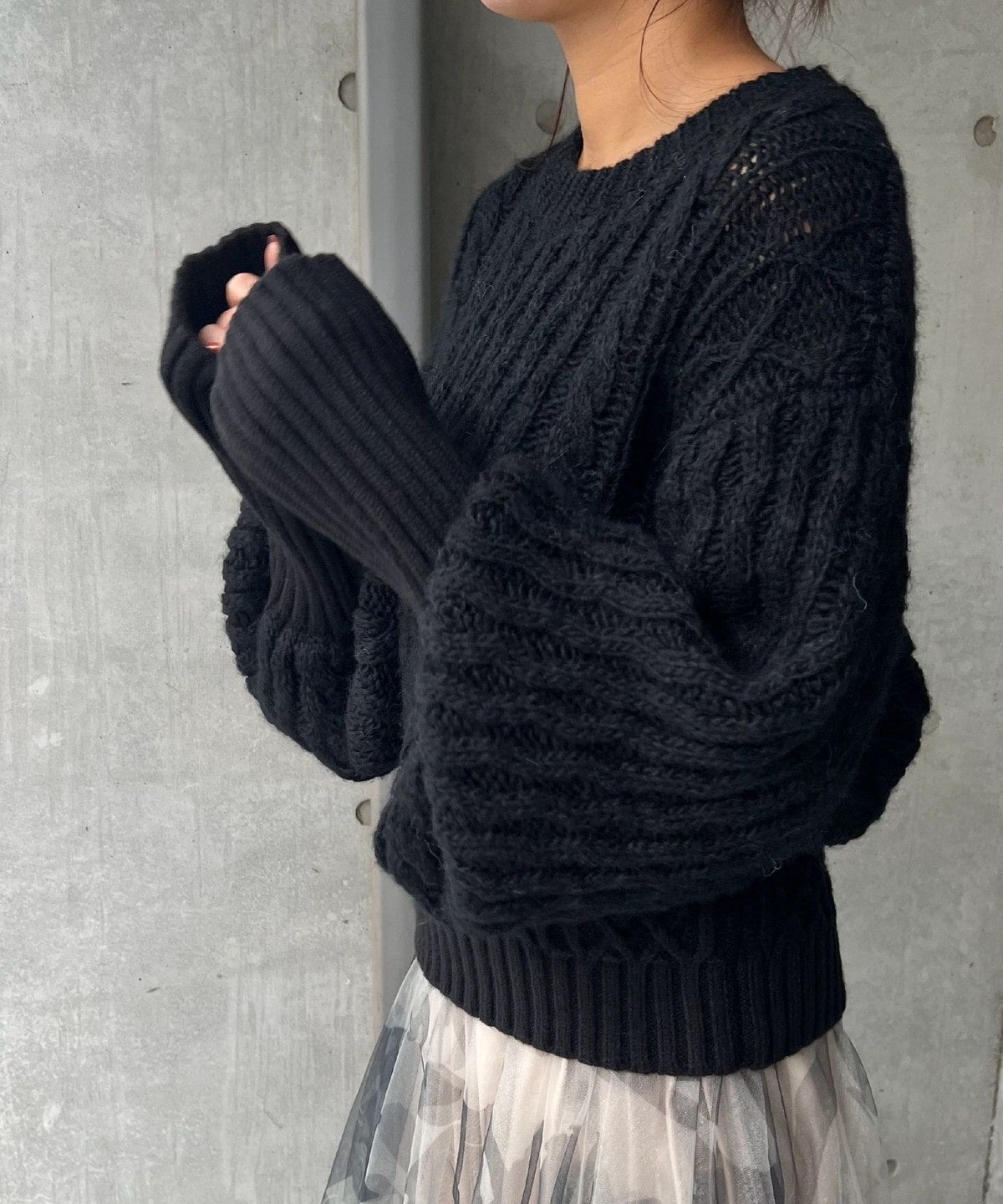 TERRAOЯY For SHIPS:配色ニット