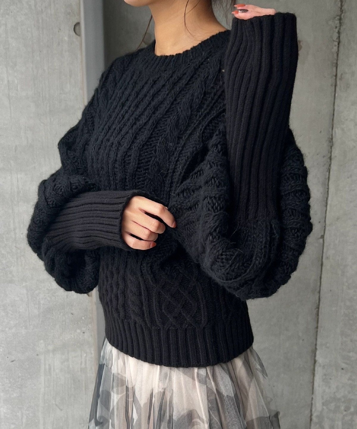 TERRAOЯY For SHIPS:配色ニット