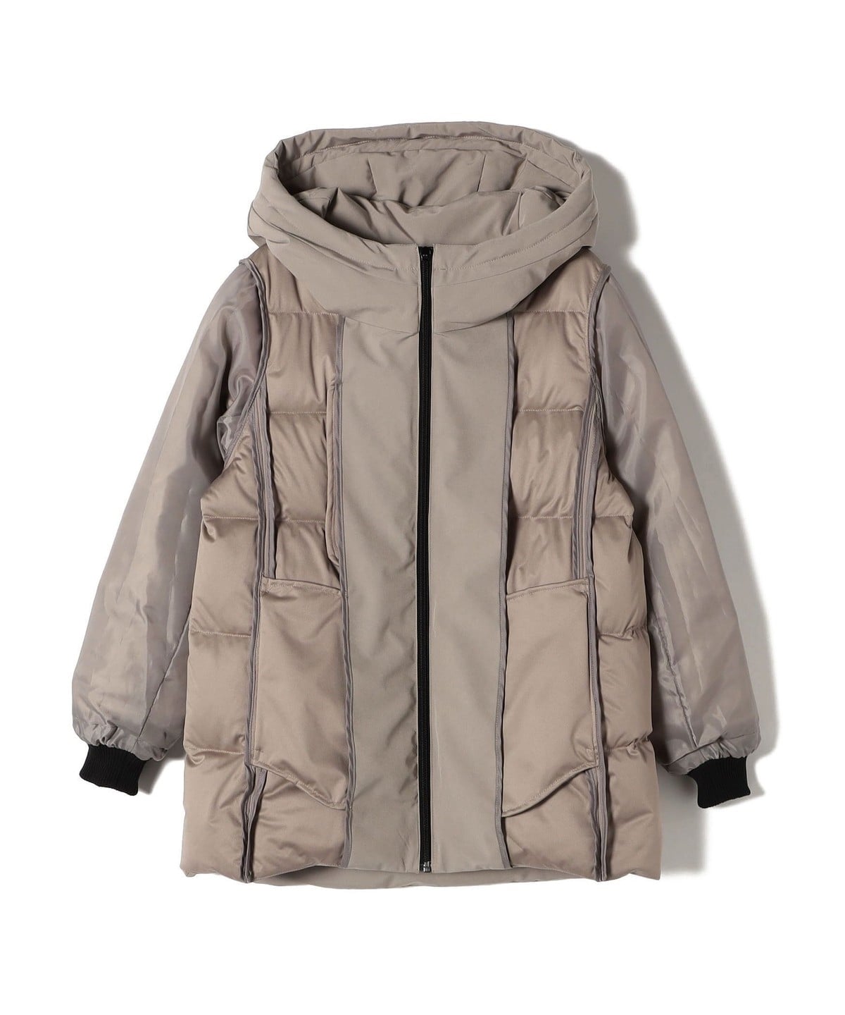 SHIPS Colors: ストレッチ タフタ ダウン ジャケット