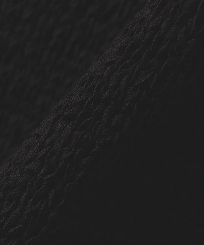 quaranciel:〈手洗い可能〉テープヤーン Vネック ルーズ プルオーバー