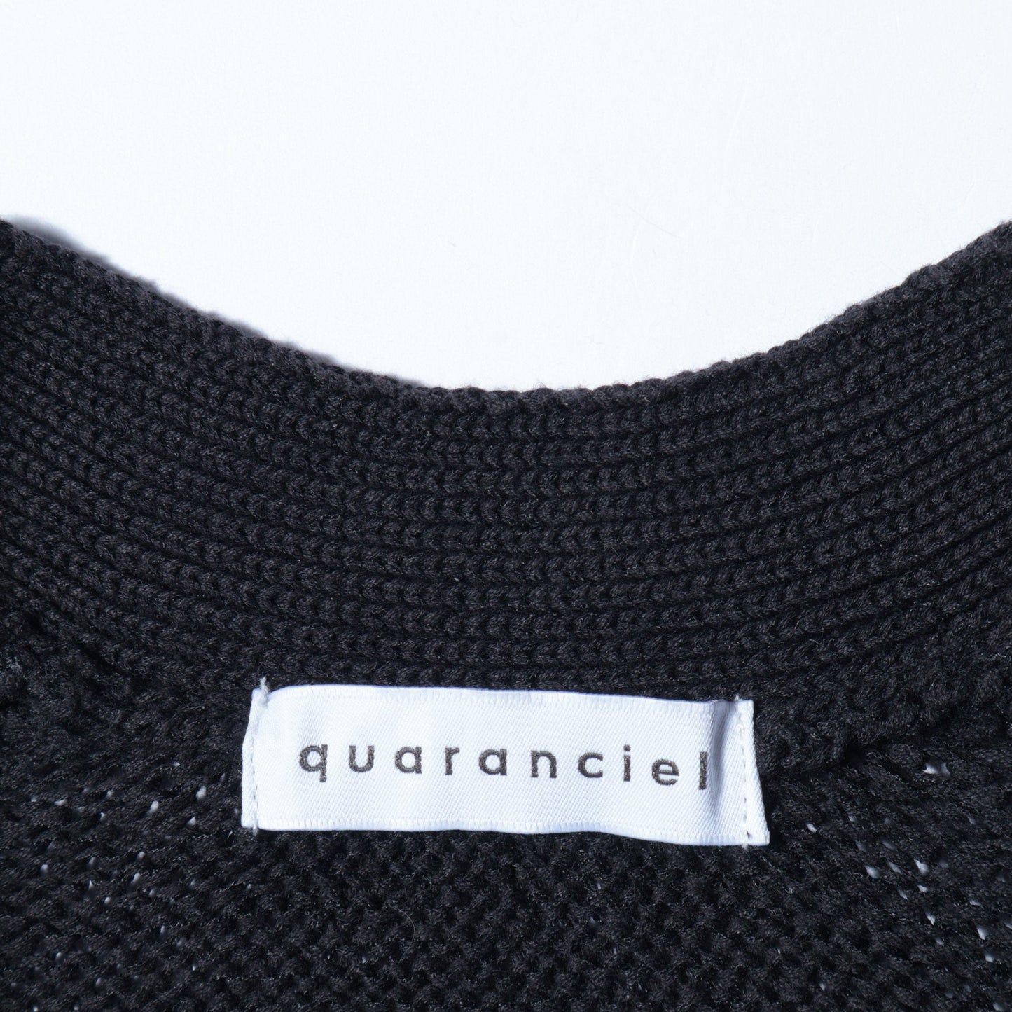 quaranciel:〈手洗い可能〉テープヤーン Vネック ルーズ プルオーバー