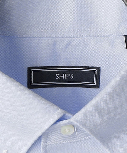 SHIPS:イタリアンボタンダウン オックスフォード 無地 シャツ