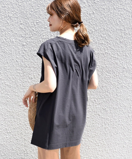 【WEB限定】クールタッチノースリーブビッグTEE