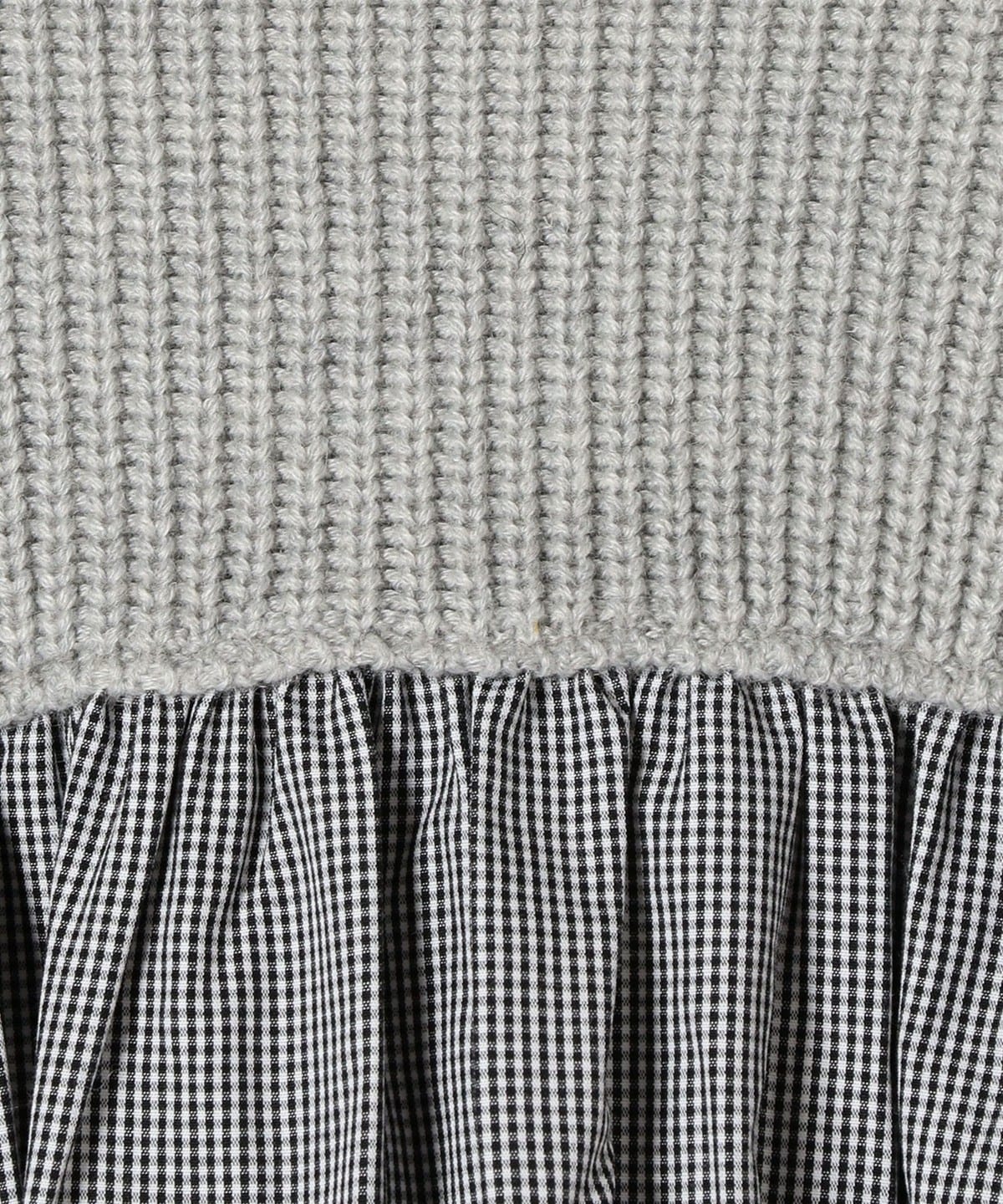 SHIPS Days:ハイネックニットコンビワンピース check