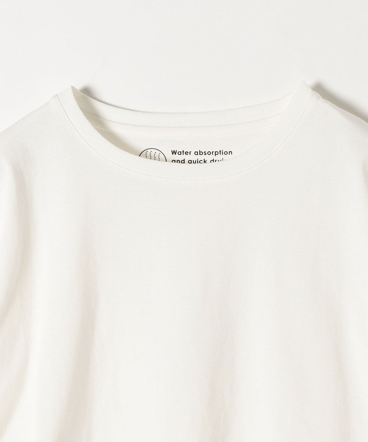 SHIPS any: ラウンドヘム ハーフスリーブ TEE2〈吸水速乾〉