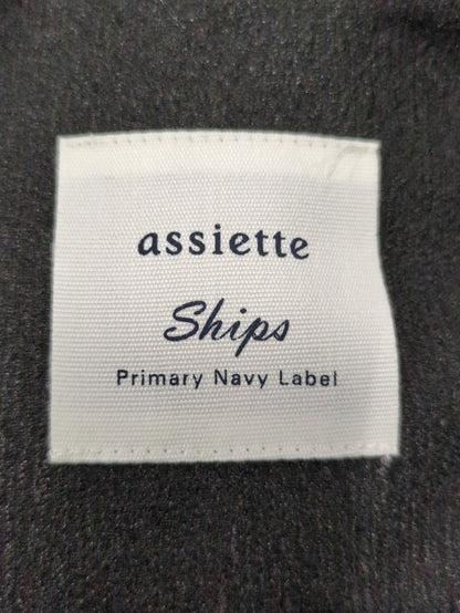 【SHIPS別注】assiette:〈手洗い可能〉メタリック サスペンダー スカート
