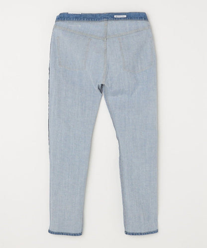 【SHIPS any別注】BROOKLYN OVERALL: スキニーフィット デニムパンツ