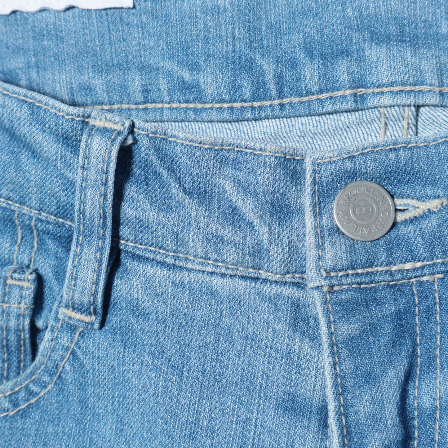 【SHIPS any別注】BROOKLYN OVERALL: スキニーフィット デニムパンツ