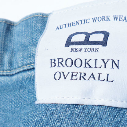【SHIPS any別注】BROOKLYN OVERALL: スキニーフィット デニムパンツ