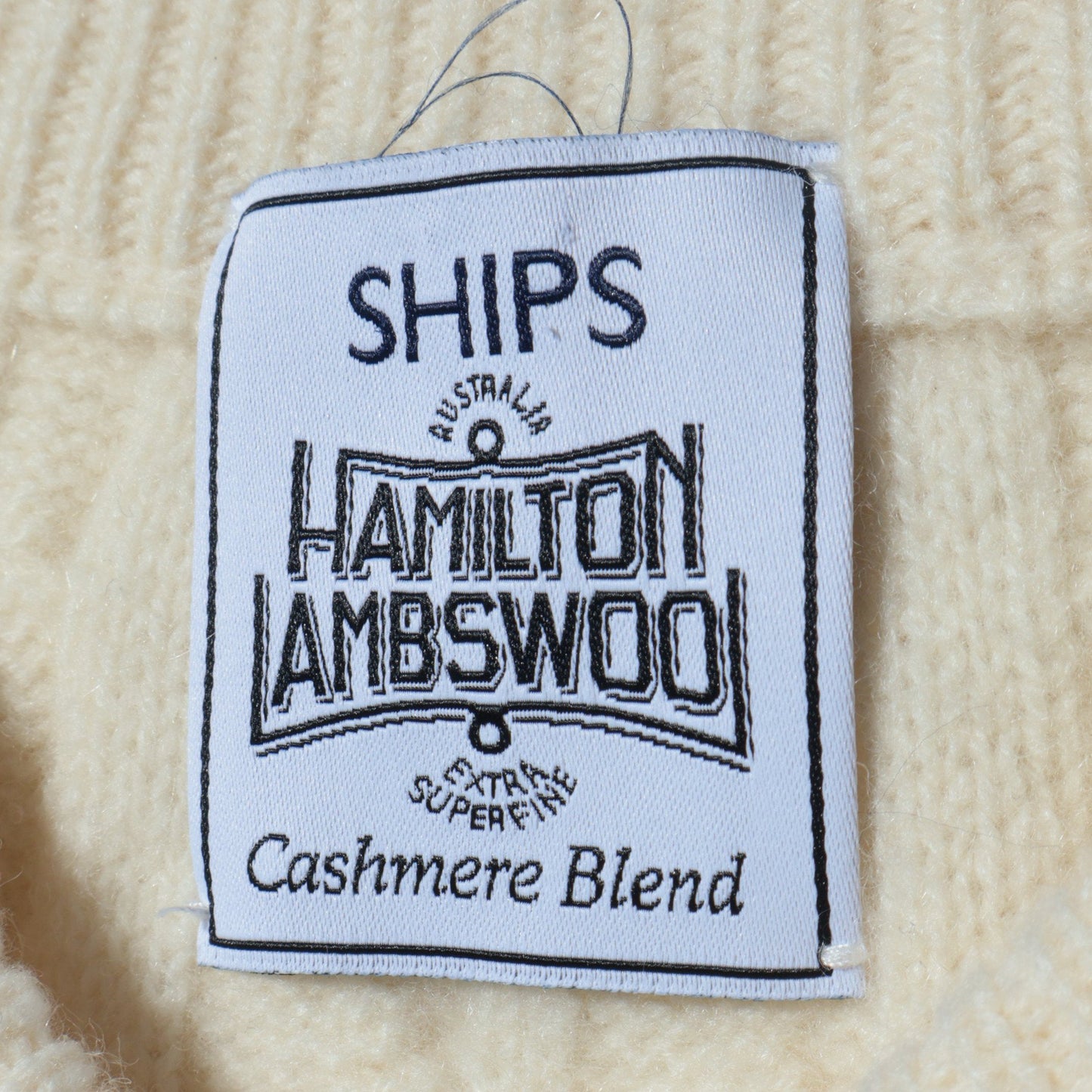 HAMILTON カシミヤケーブルニット
