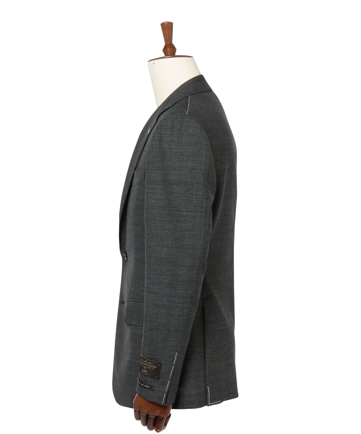 SD:【RING JACKET×CANONICO×SHIPS】ピンヘッド スーツ(チャコールグレー)
