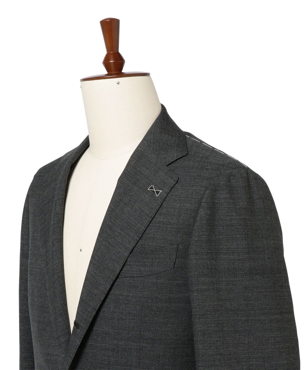 SD:【RING JACKET×CANONICO×SHIPS】ピンヘッド スーツ(チャコールグレー)