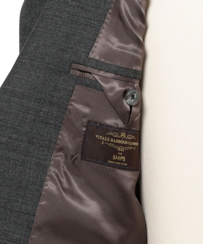 SD:【RING JACKET×CANONICO×SHIPS】ピンヘッド スーツ(チャコールグレー)