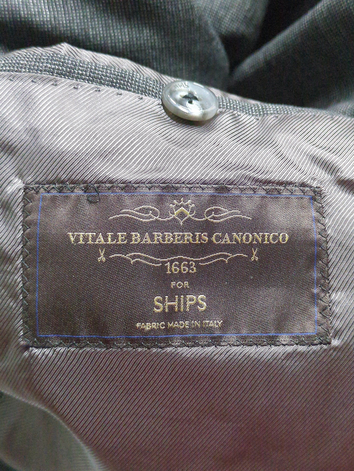 SD:【RING JACKET×CANONICO×SHIPS】ピンヘッド スーツ(チャコールグレー)