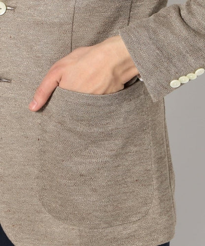 SD: メランジ ソリッド ジャージー ジャケット