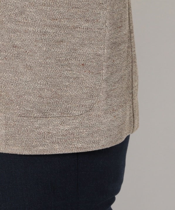 SD: メランジ ソリッド ジャージー ジャケット