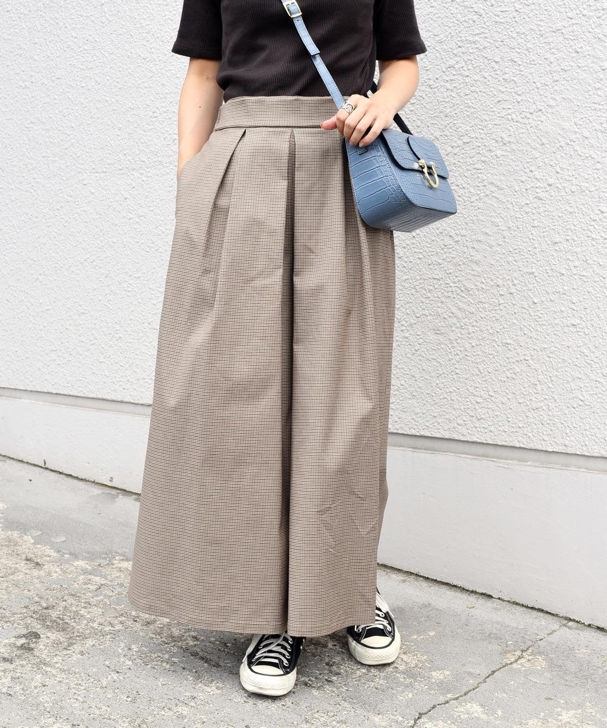 liflattie ships:チェックタックキュロット