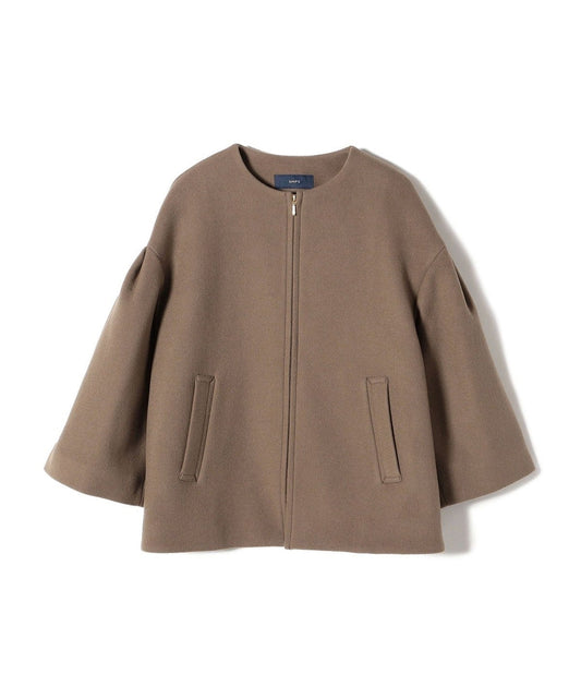 Bellandi SUPER130 コクーン ショート コート