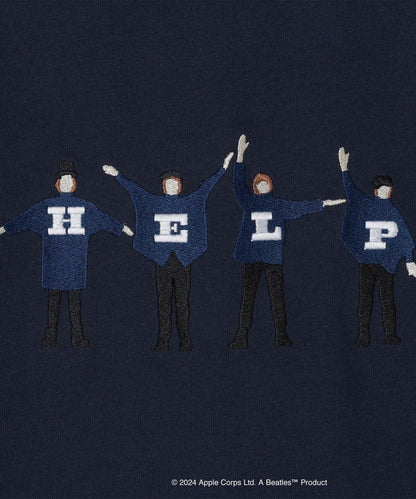 【WEB限定】SHIPS: THE BEATLES エンブロイダリー Tシャツ 24SS