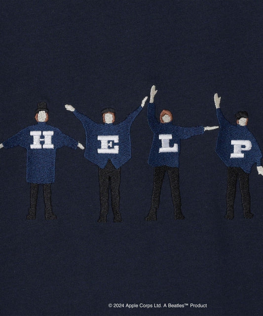 【WEB限定】SHIPS: THE BEATLES エンブロイダリー Tシャツ 24SS