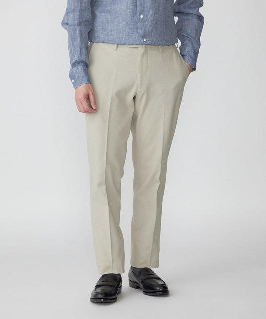 SHIPS: 〈ウエスト調整可能〉 ジャージ ドビー パンツ