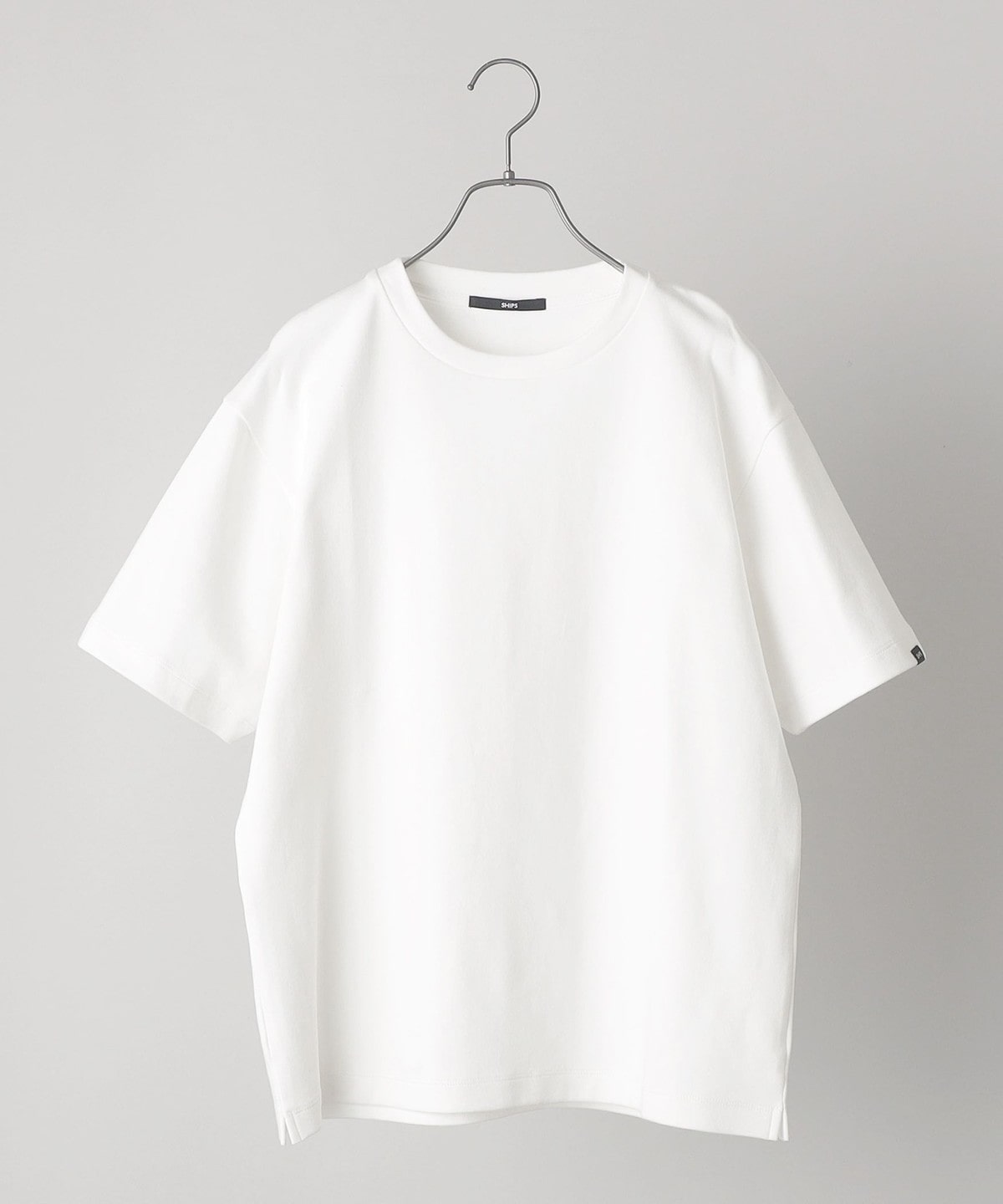 SHIPS: ミラノリブ クルーネック プルオーバー Tシャツ 22SS
