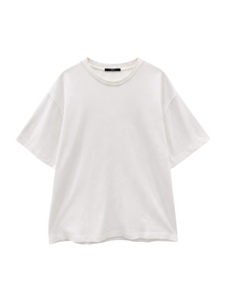 SHIPS: ミラノリブ クルーネック プルオーバー Tシャツ 22SS