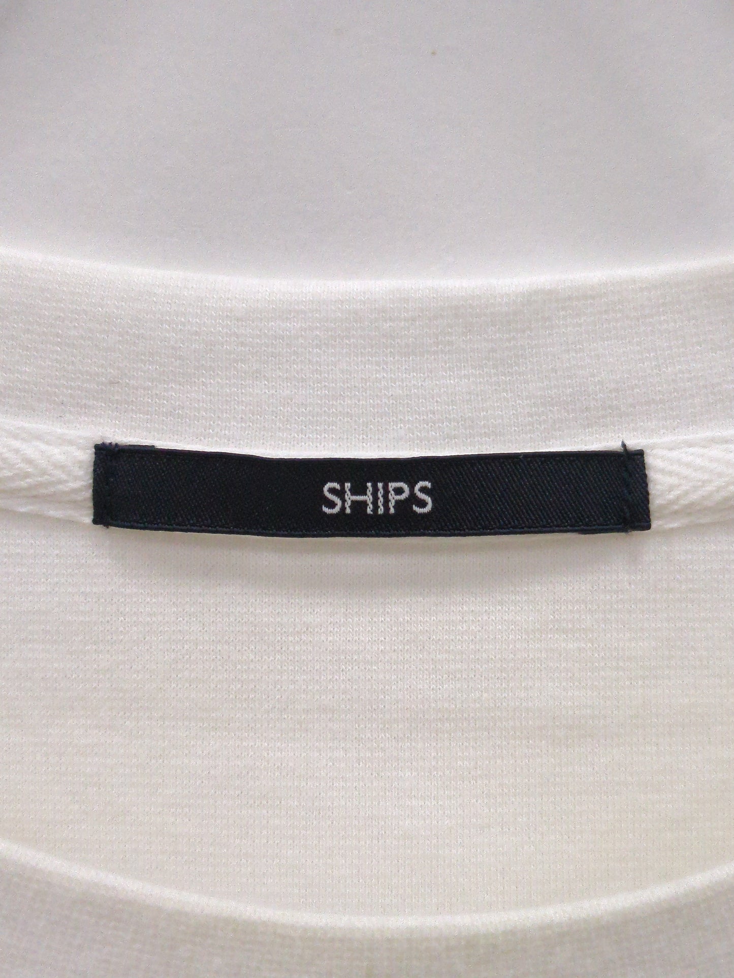 SHIPS: ミラノリブ クルーネック プルオーバー Tシャツ 22SS