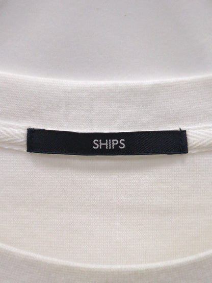 SHIPS: ミラノリブ クルーネック プルオーバー Tシャツ 22SS