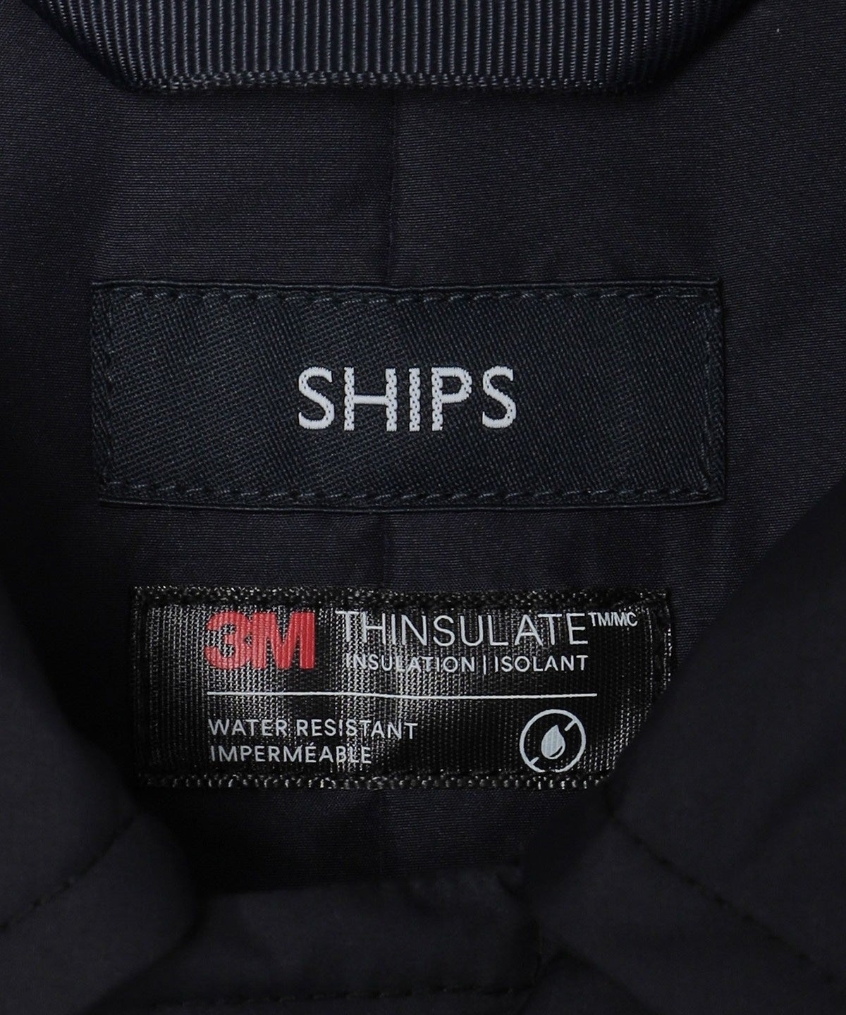 SHIPS:〈撥水〉Thinsulate 中綿 ステンカラーコート