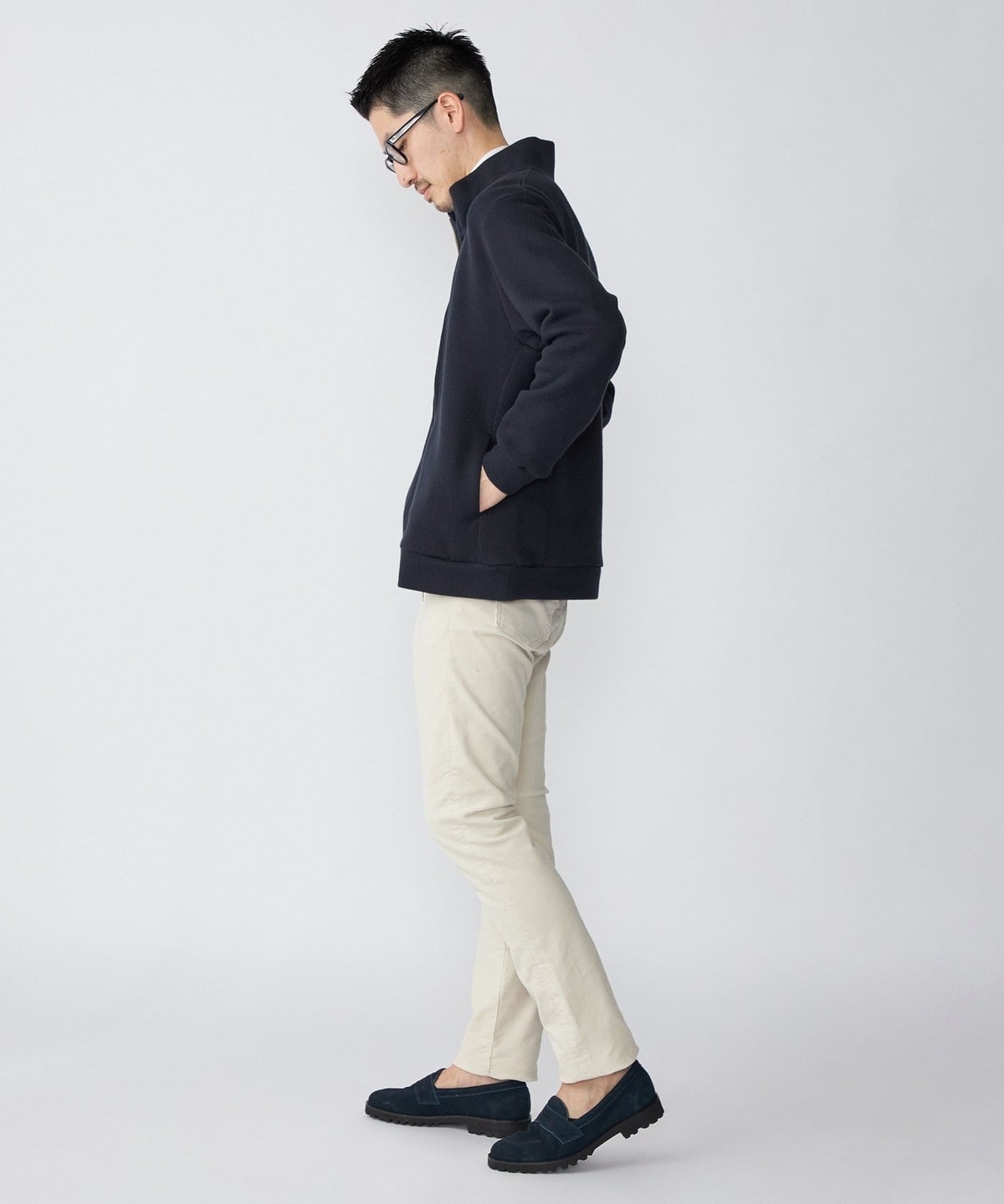 SHIPS:〈手洗い可能〉チャンキー ドライバーズ ニット カーディガン