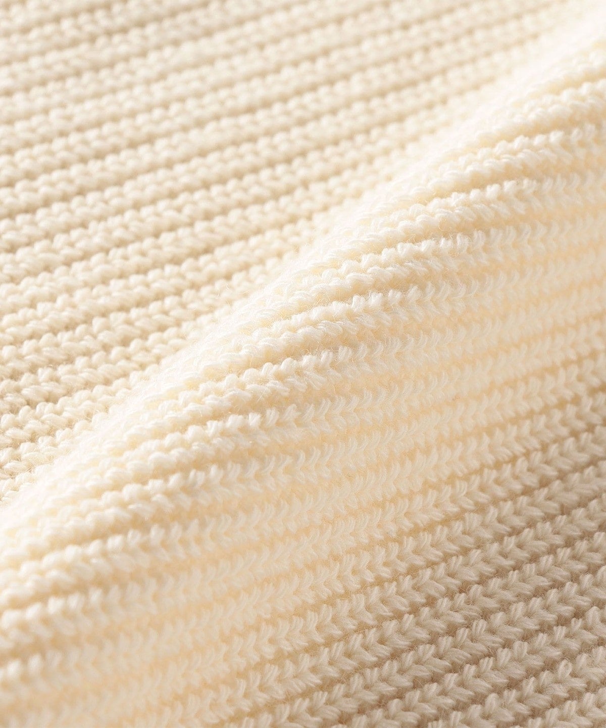 〈手洗い可能〉片畦編み ハーフ ジップ ワンピース