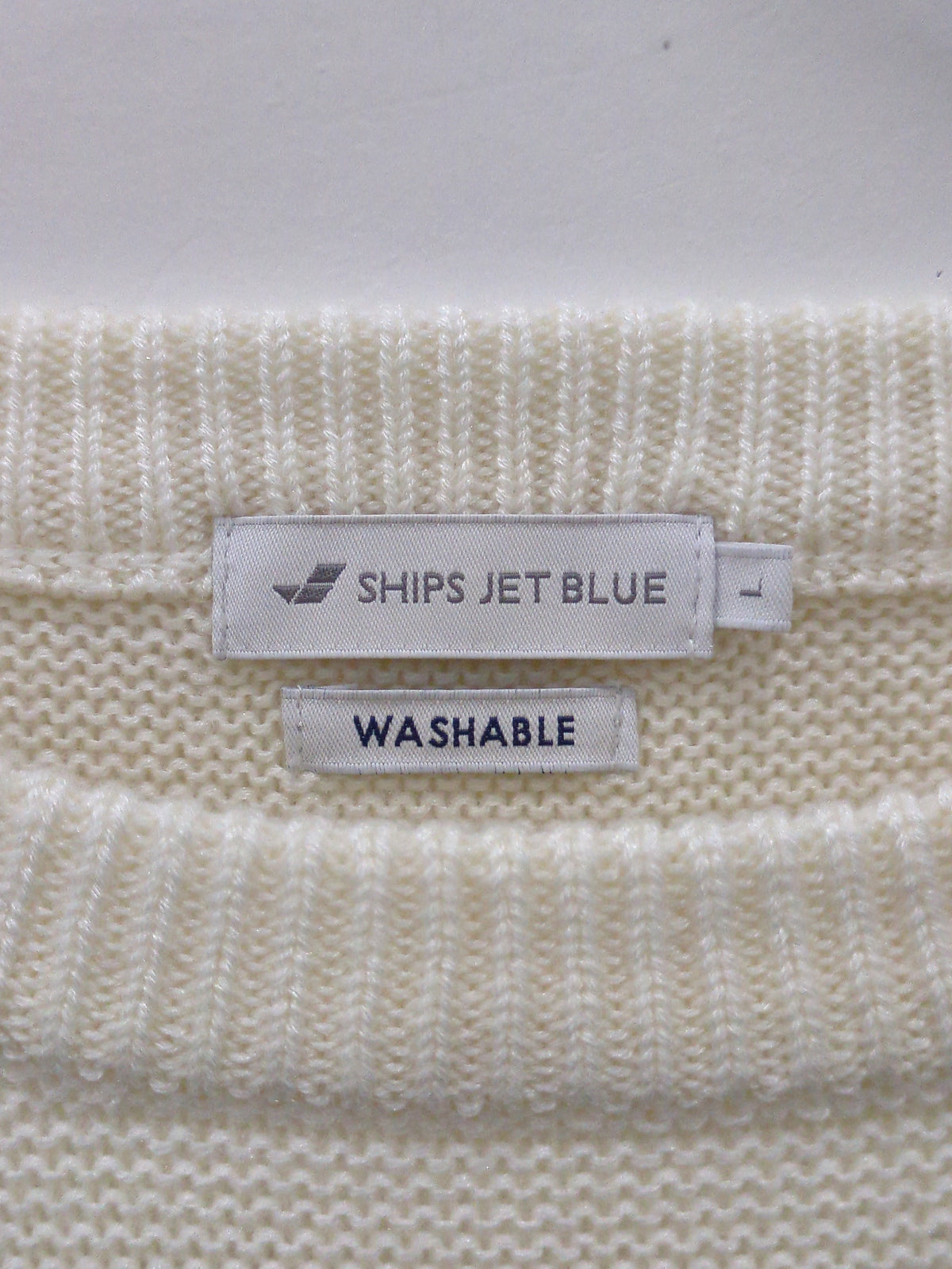 SHIPS JET BLUE: 《洗濯 可能》コンビネーションボーダー ニット
