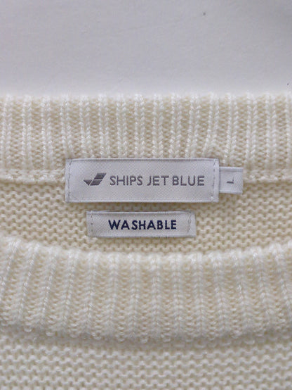 SHIPS JET BLUE: 《洗濯 可能》コンビネーションボーダー ニット