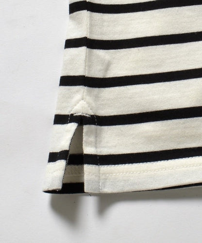 SHIPS JET BLUE: ミスマッチボーダー 5スリーブTee