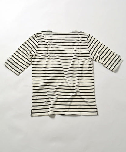 SHIPS JET BLUE: ミスマッチボーダー 5スリーブTee