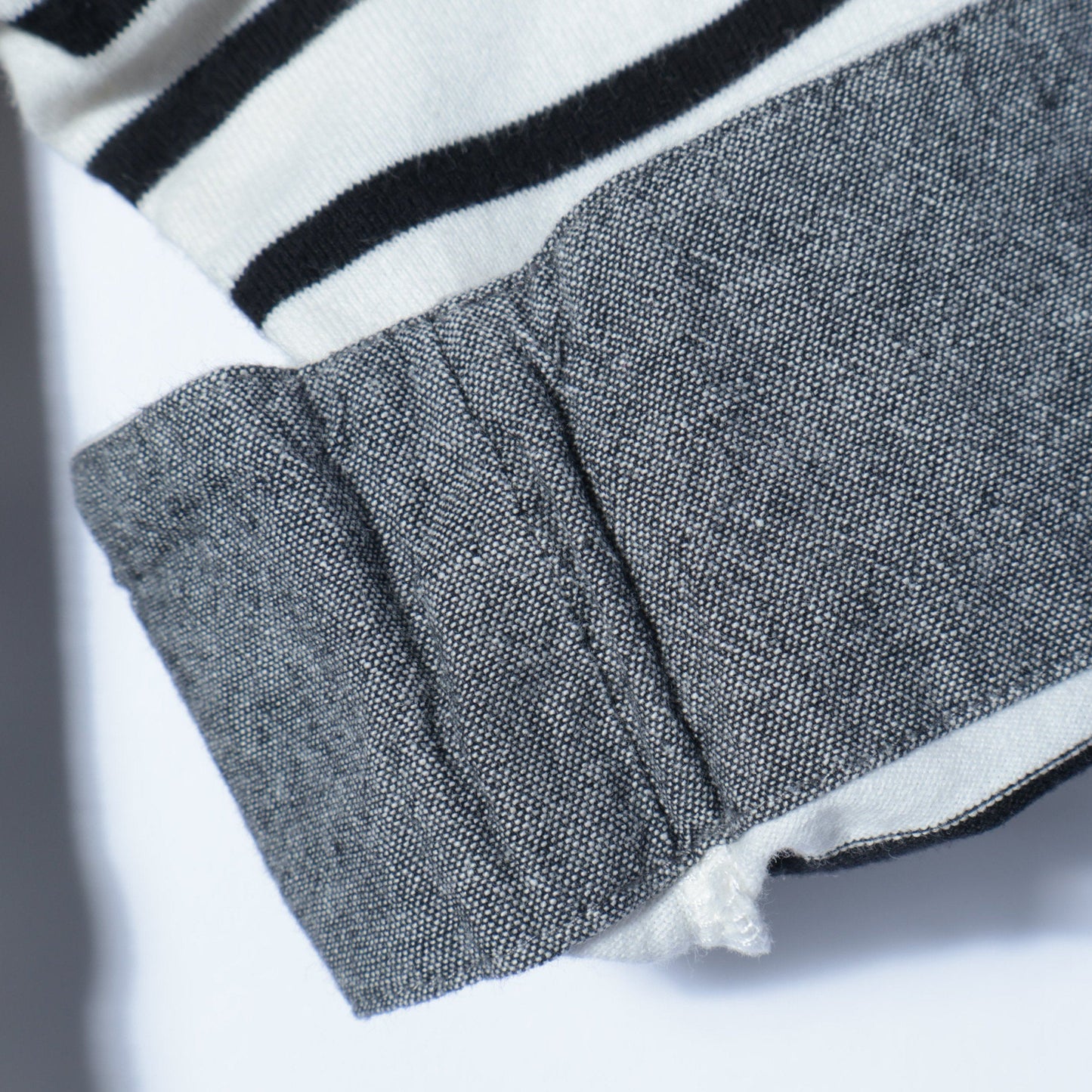 SHIPS JET BLUE: ミスマッチボーダー 5スリーブTee