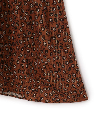 DEVEAUX ボータイワンピース brown