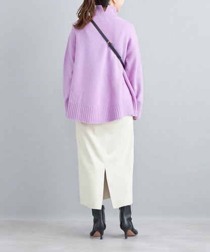 〈手洗い可能〉5G ウール カシミヤ タートルネック