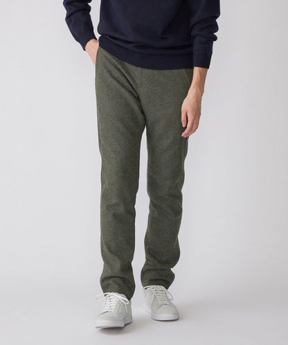 SHIPS: ウール/アンゴラ ツイード テーパード スリム チノパンツ