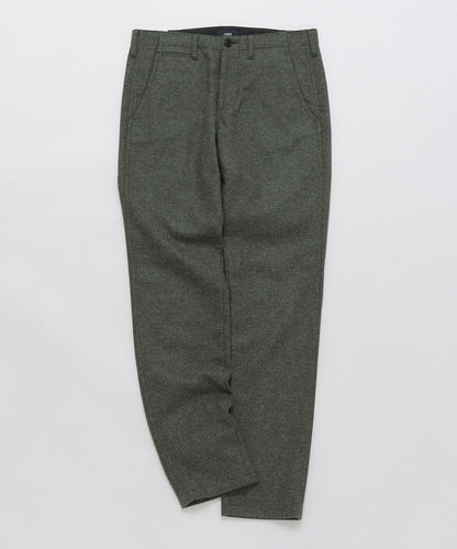 SHIPS: ウール/アンゴラ ツイード テーパード スリム チノパンツ