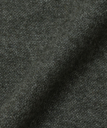 SHIPS: ウール/アンゴラ ツイード テーパード スリム チノパンツ