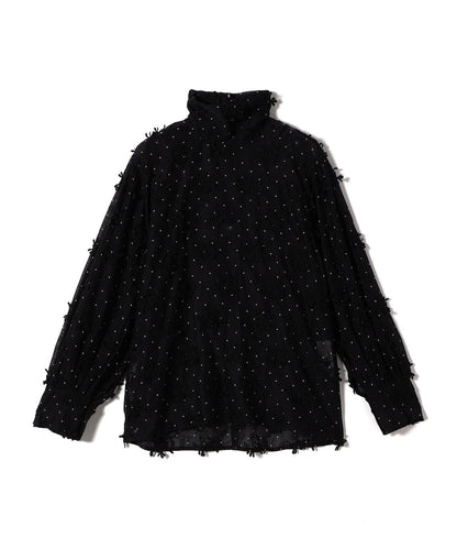 【SHIPS別注】crinkle crinkle crinkle:エンブロイダリー ドット ブラウス