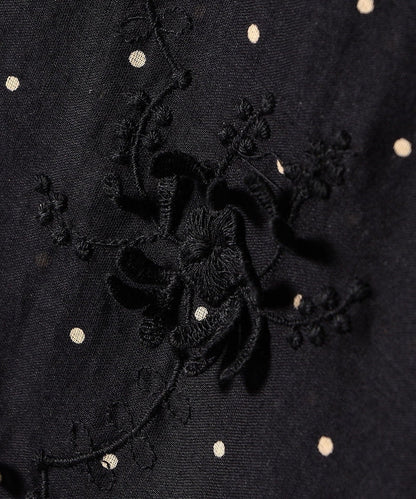 【SHIPS別注】crinkle crinkle crinkle:エンブロイダリー ドット ブラウス