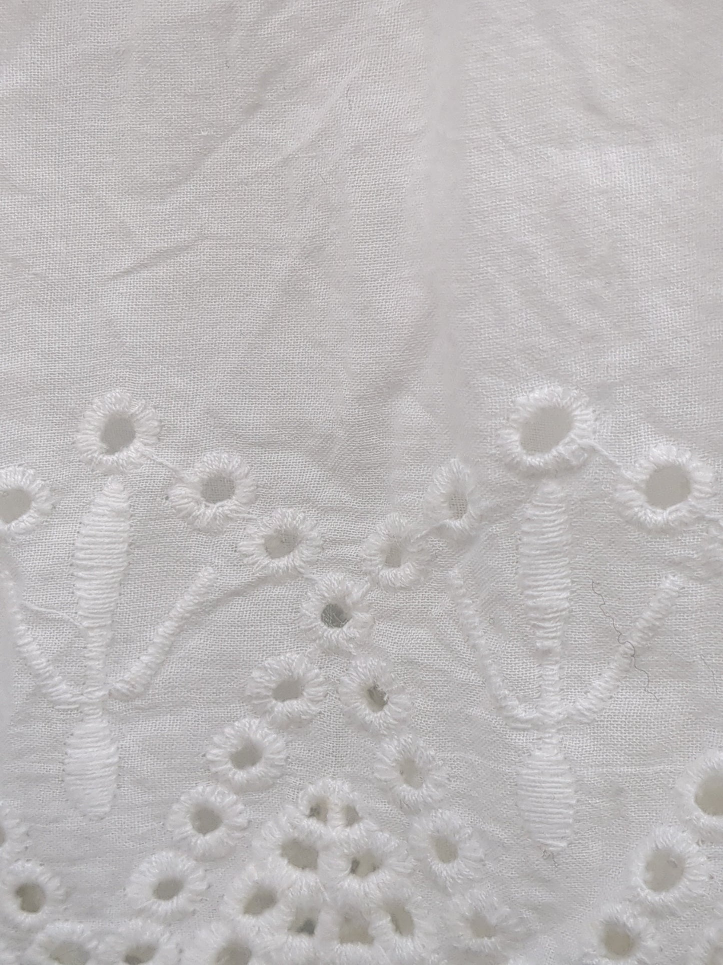 CUT LACE GATHER BL