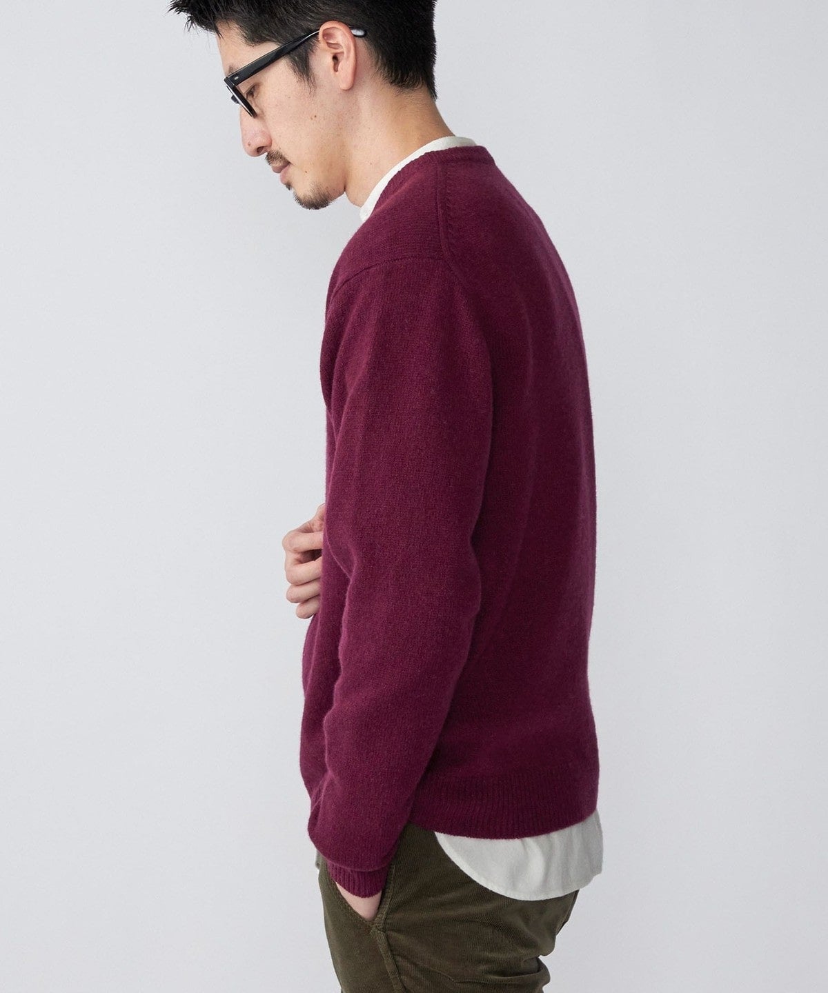 SHIPS: リサイクル カシミヤ クルーネック ニット